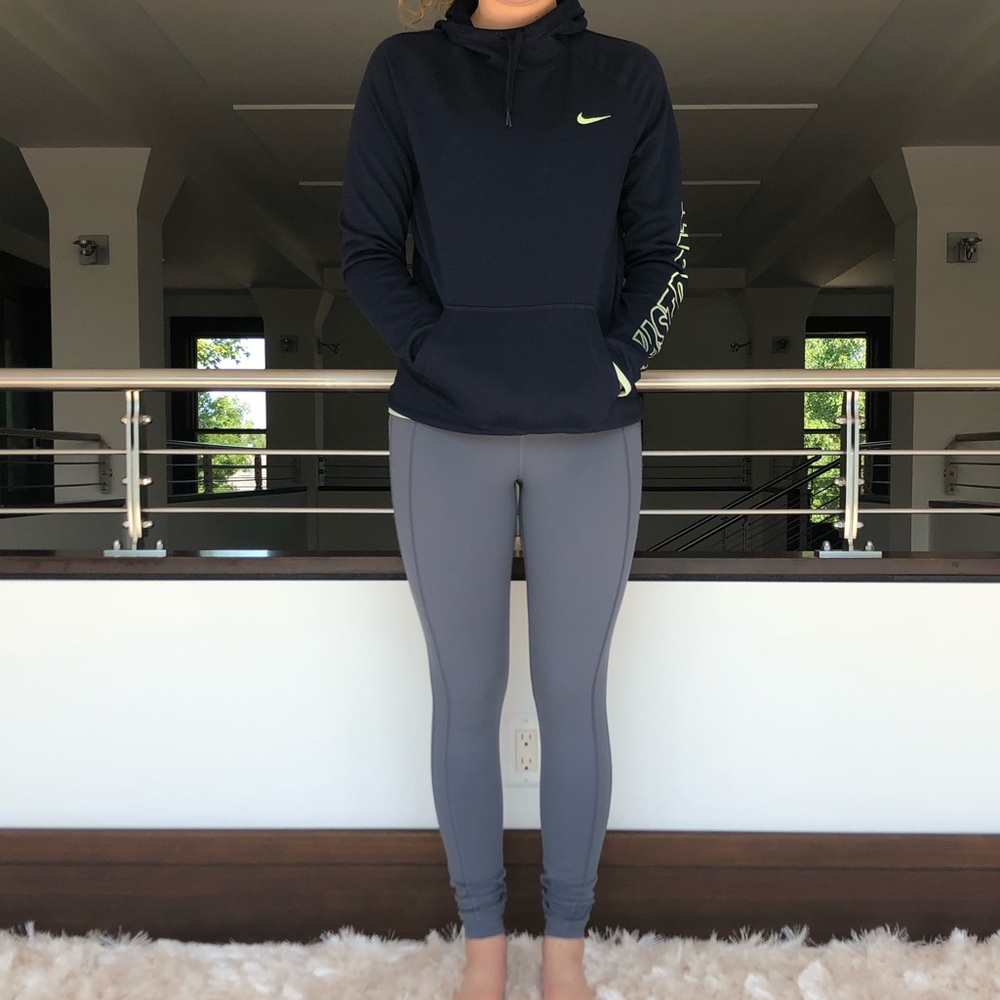 Rare Nike funnel neck fleece-lined hoodie